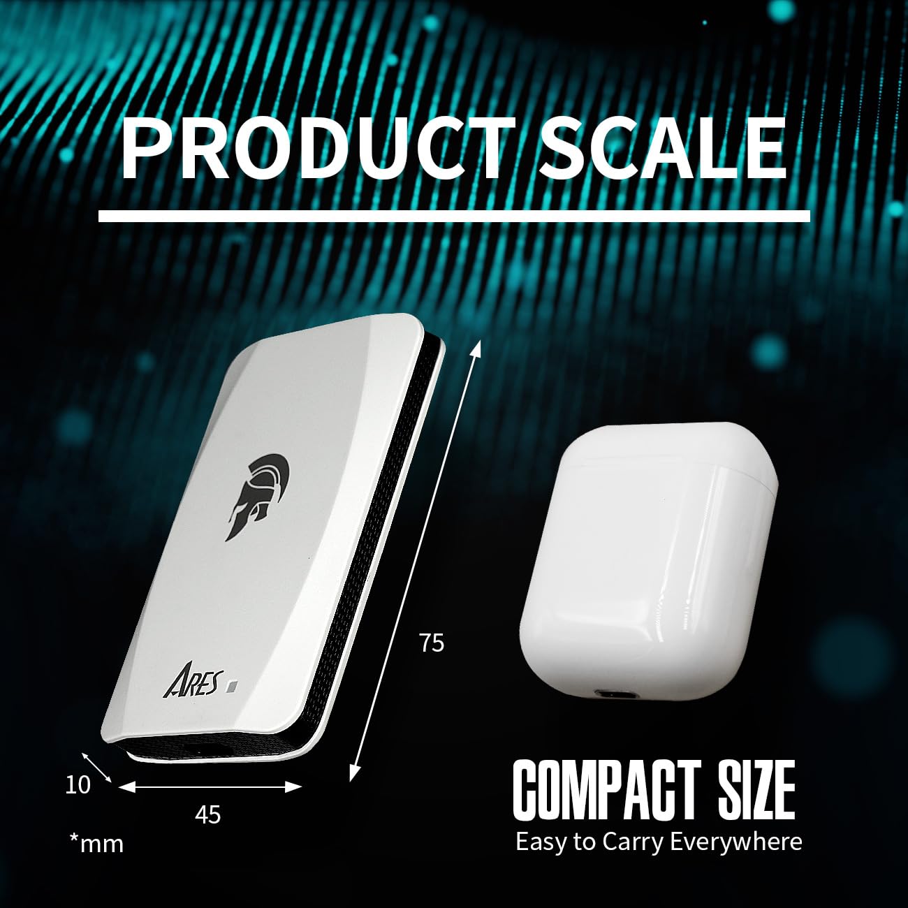 外付けハードディスク・ドライブ ARES 1TB Portable SSD USB3.2 Gen2x1 Amazon.com: DATO 1TB External SSD, ARES Amber Shield Portable SSD